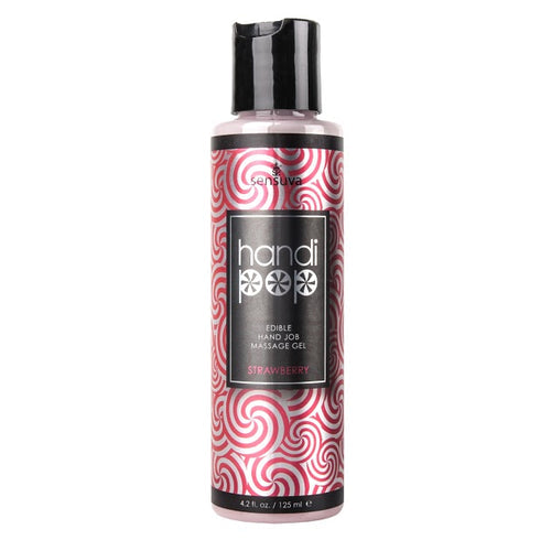 HANDIPOP HANDJOB GEL STRAWBERRY 4.2 OZ - ONVL484