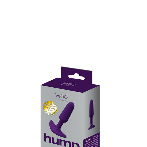 VEDO HUMP SILICONE ANAL PLUG PURPLE - VIA0313