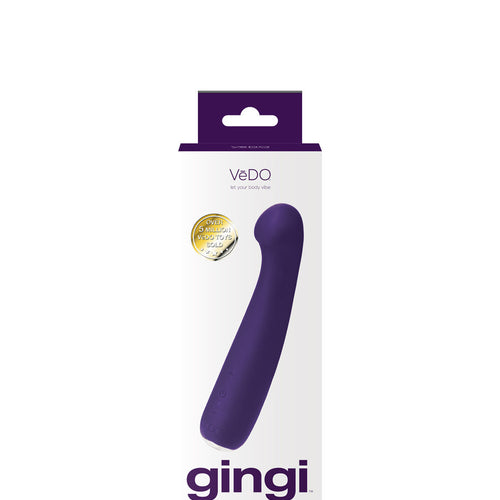 VEDO GINGI RECHARGEABLE G-SPOT VIBE PURPLE - VIP3013