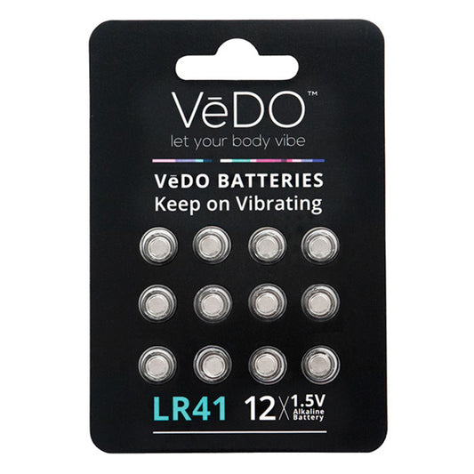 VeDO Batteries LR41 - 12 Pack 1.5V-Pinkfoxxx