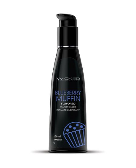 WICKED AQUA BLUEBERRY MUFFIN FLAVORED WATER BASED 4 OZ - WIC90454