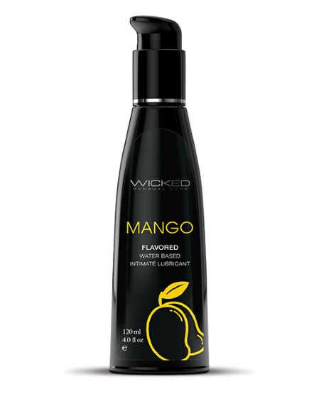 WICKED AQUA MANGO FLAVORED WATER BASED 4 OZ - WIC90464
