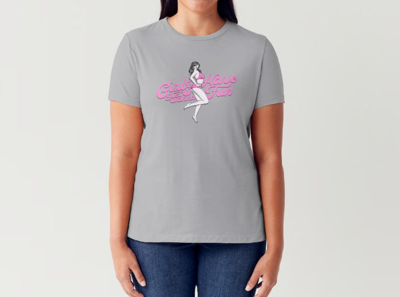 GIRLS JUST WANNA HAVE FUN - Women's T-shirt