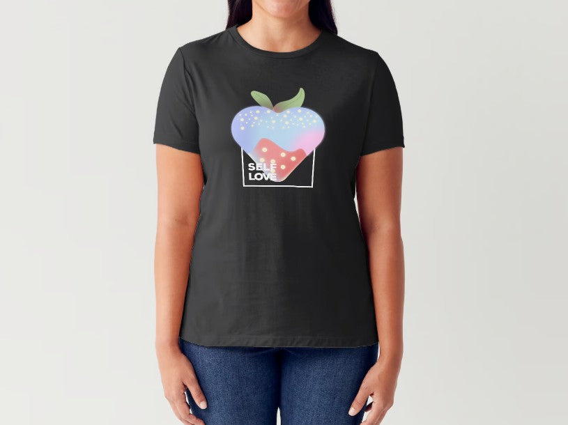 SELF LOVE (strawberry) - Women's T-shirt