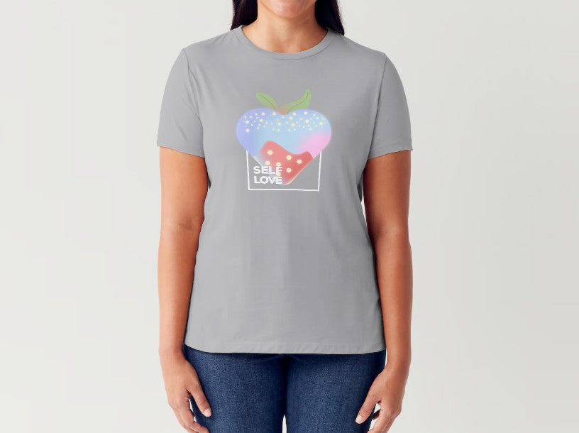 SELF LOVE (strawberry) - Women's T-shirt