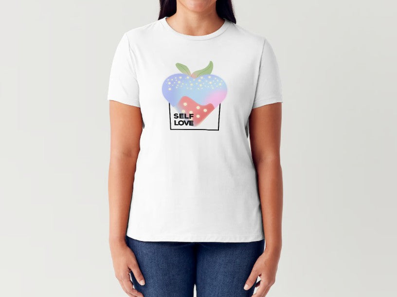 SELF LOVE (strawberry) - Women's T-shirt