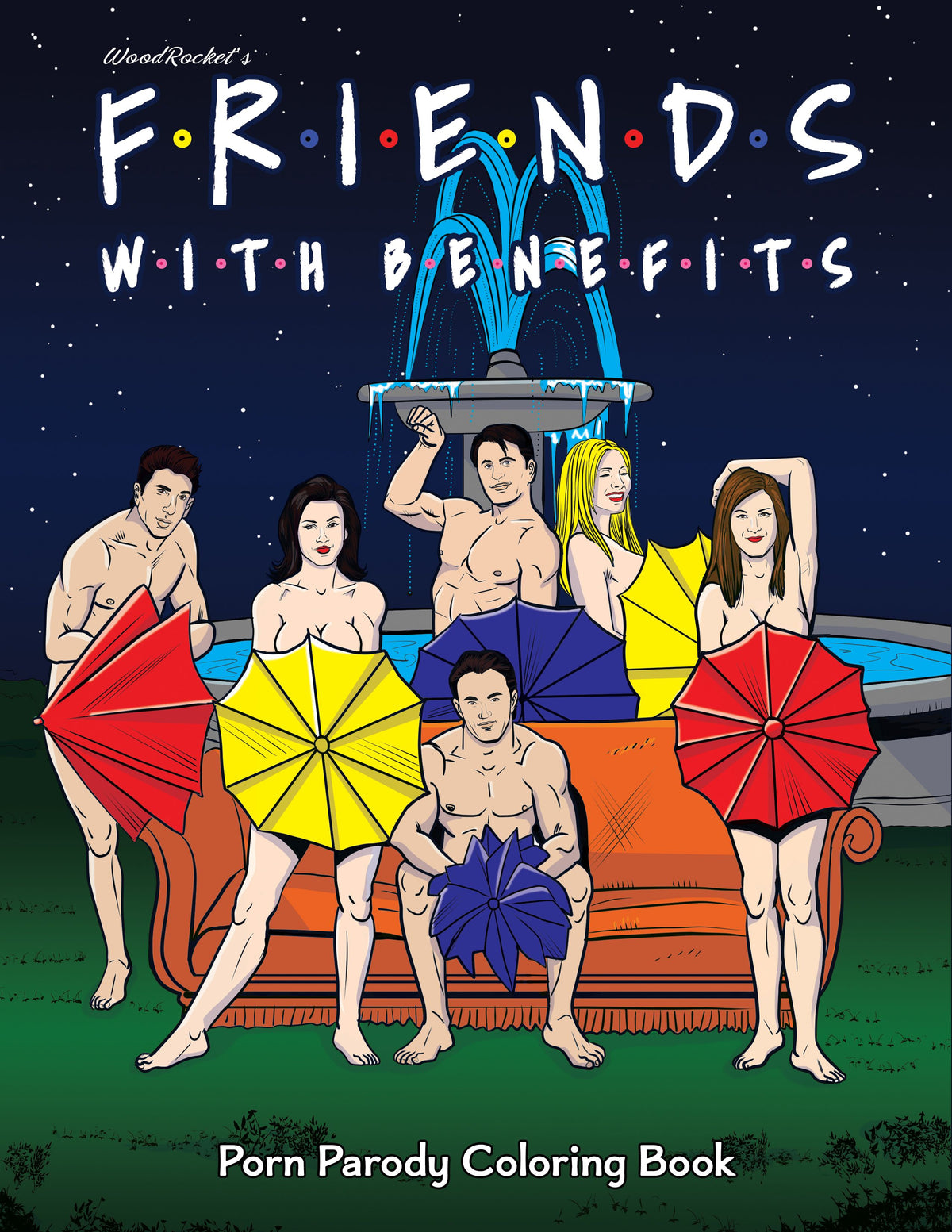 FRIENDS PORN PARODY COLORING BOOK (NET) - WRCB028