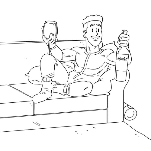 ADULTS DOING ADULT SHIT COLORING BOOK (NET) - WRCB035