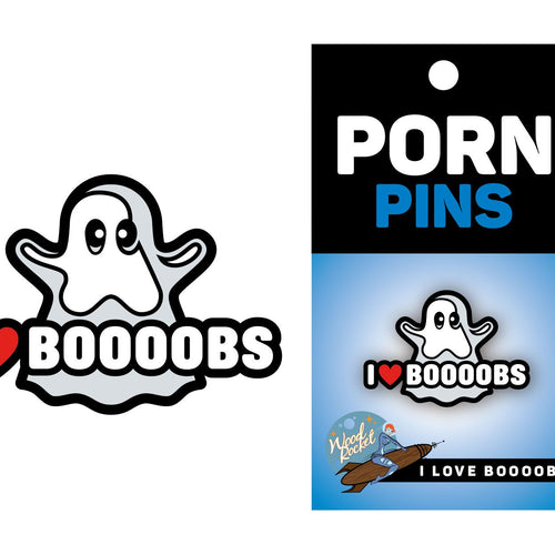 GHOST I HEART BOOBS PIN (NET) - WREPP013