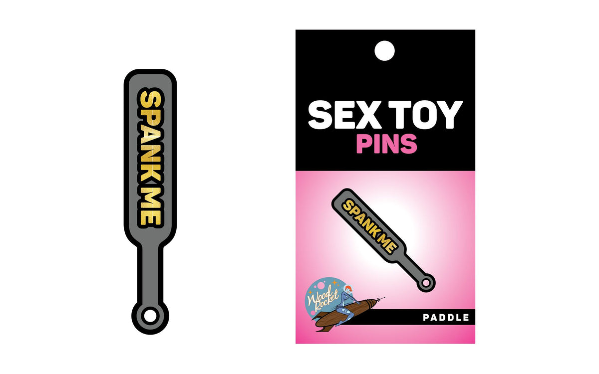 SPANK ME PADDLE PIN (NET) - WREPT007