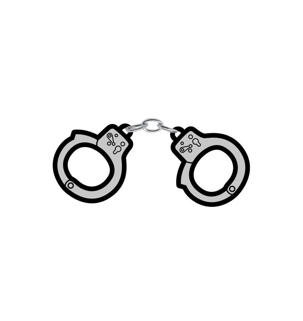 HANDCUFFS PIN (NET) - WREPT008