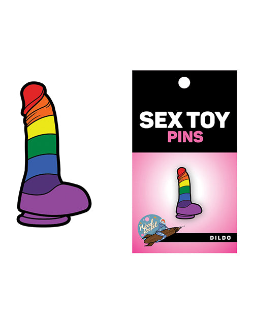 RAINBOW DILDO PIN (NET) - WREPT012