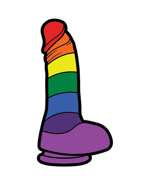 RAINBOW DILDO PIN (NET) - WREPT012