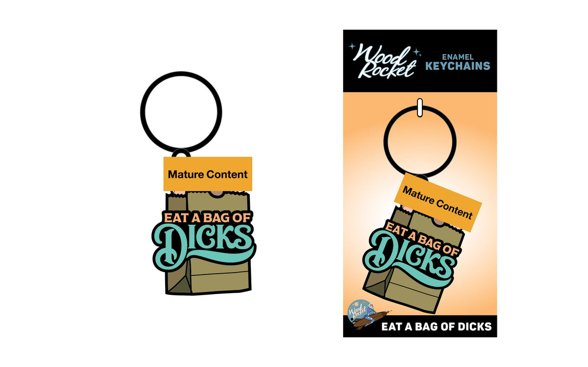 EAT A BAG OF DICKS KEYCHAIN (NET) - WRKEY001