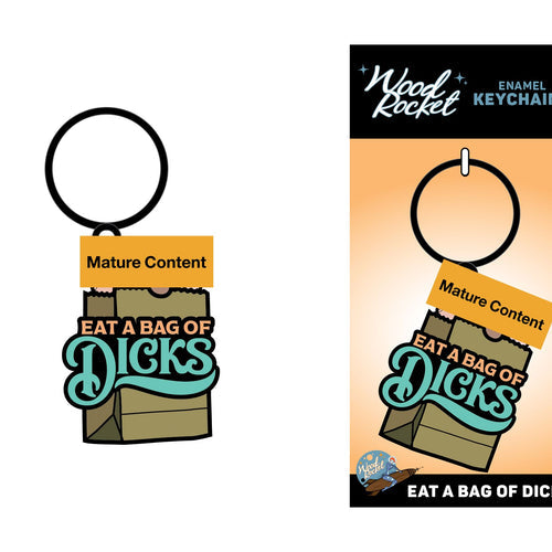 EAT A BAG OF DICKS KEYCHAIN (NET) - WRKEY001