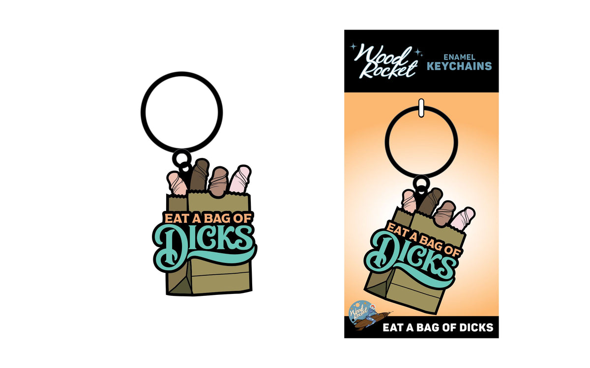 EAT A BAG OF DICKS KEYCHAIN (NET) - WRKEY001