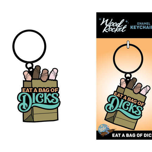 EAT A BAG OF DICKS KEYCHAIN (NET) - WRKEY001