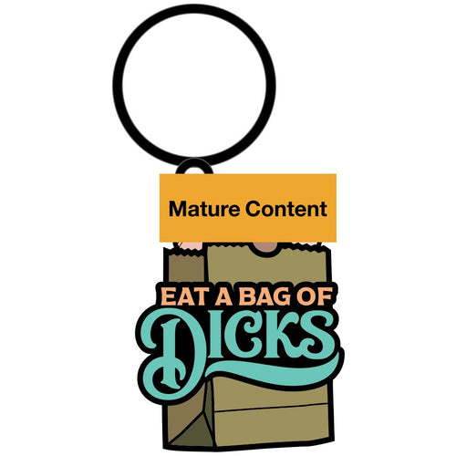 EAT A BAG OF DICKS KEYCHAIN (NET) - WRKEY001