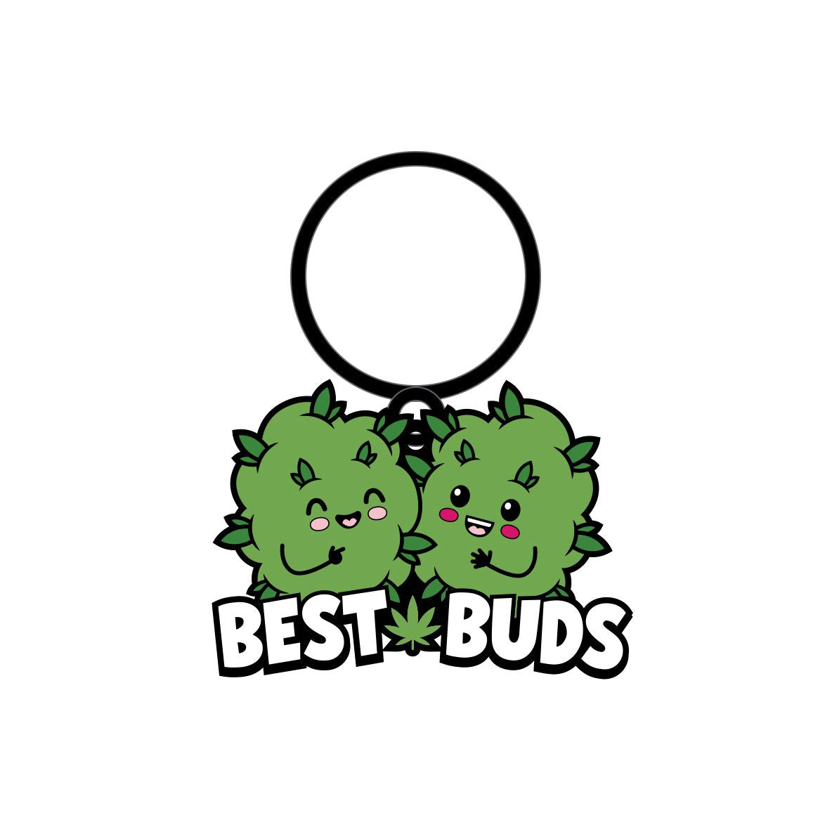BEST BUDS KEYCHAIN (NET) - WRKEY015