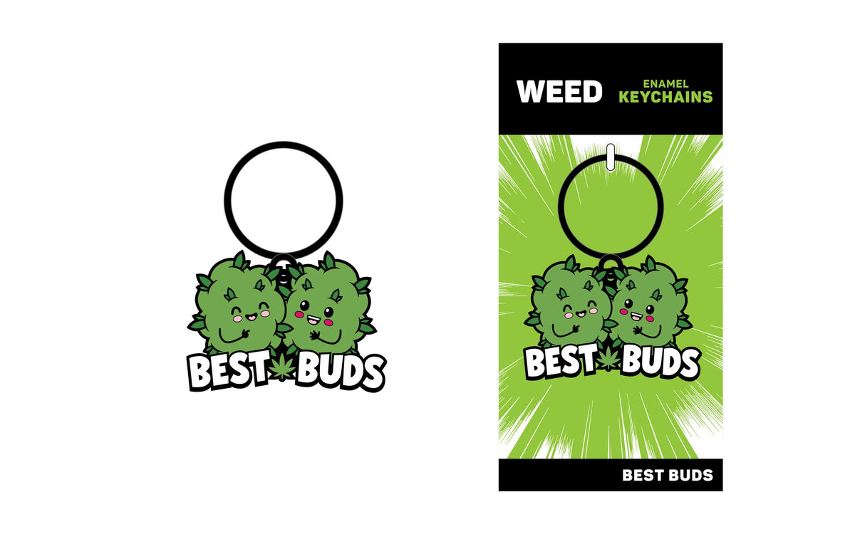 BEST BUDS KEYCHAIN (NET) - WRKEY015