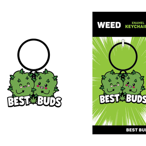 BEST BUDS KEYCHAIN (NET) - WRKEY015