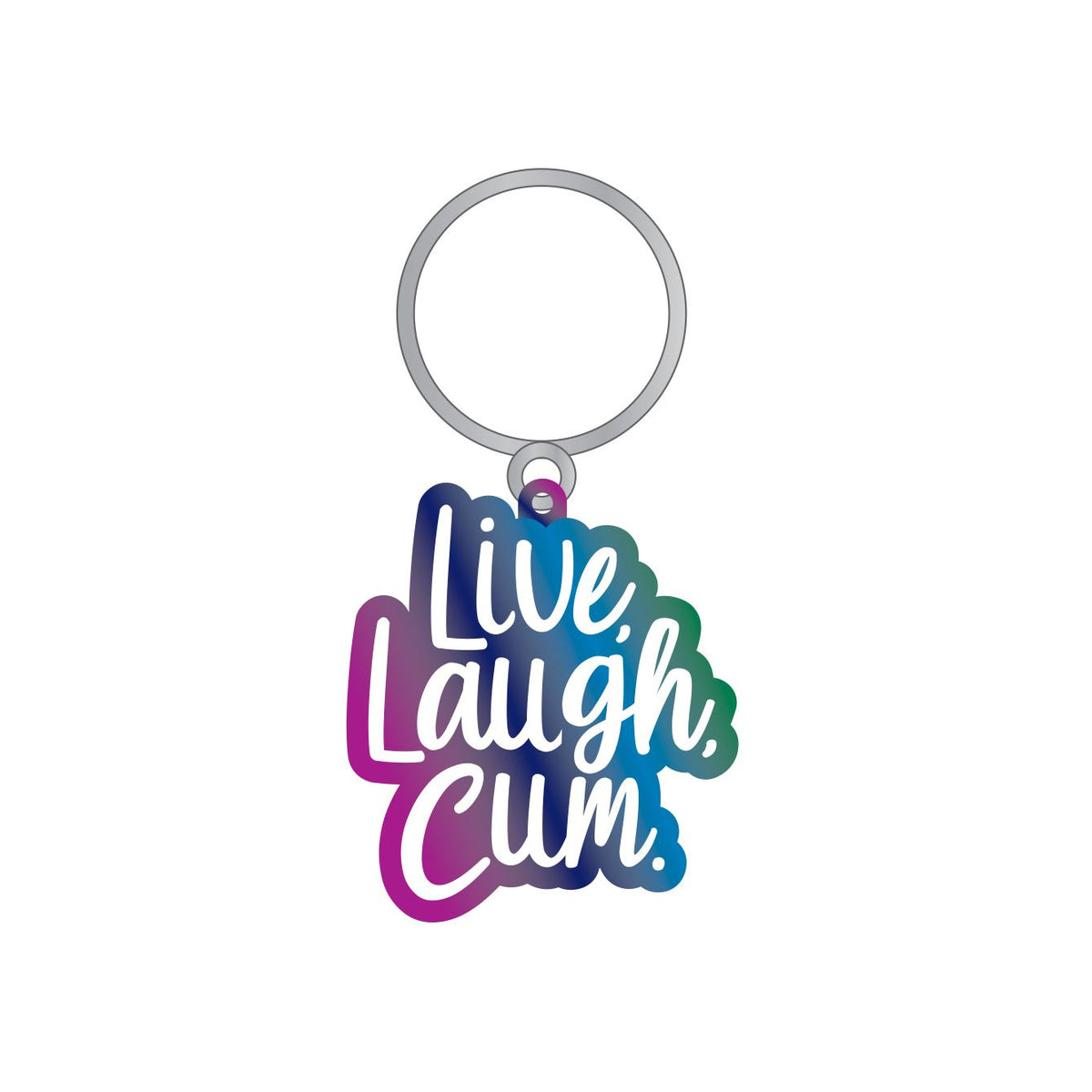 LIVE LAUGH CUM KEYCHAIN (NET) - WRKEY024