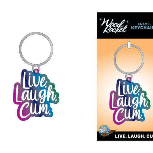 LIVE LAUGH CUM KEYCHAIN (NET) - WRKEY024