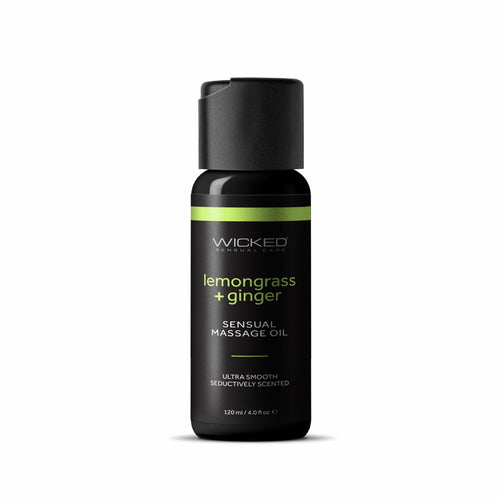 WICKED LEMONGRASS & GINGER SENSUAL MASSAGE OIL 4 OZ - WIC90974