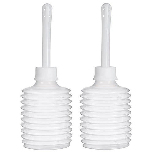 CLOUD 9 FRESH + PORTABLE ANAL ENEMA DOUCHE 3.3 OZ EZ SQUEEZE BULB 2 PACK - WTC100CP