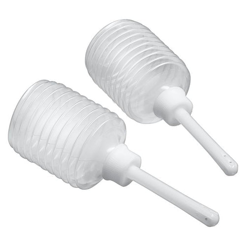 CLOUD 9 FRESH + PORTABLE ANAL ENEMA DOUCHE 3.3 OZ EZ SQUEEZE BULB 2 PACK - WTC100CP