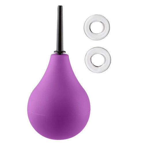 CLOUD 9 FRESH + DELUXE ANAL SOFT TIP ENEMA DOUCHE 7.6 OZ W/ EZ SQUEEZE BULB & 2 C-RINGS - WTC104CP
