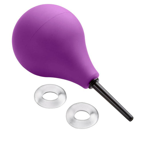 CLOUD 9 FRESH + DELUXE ANAL SOFT TIP ENEMA DOUCHE 7.6 OZ W/ EZ SQUEEZE BULB & 2 C-RINGS - WTC104CP