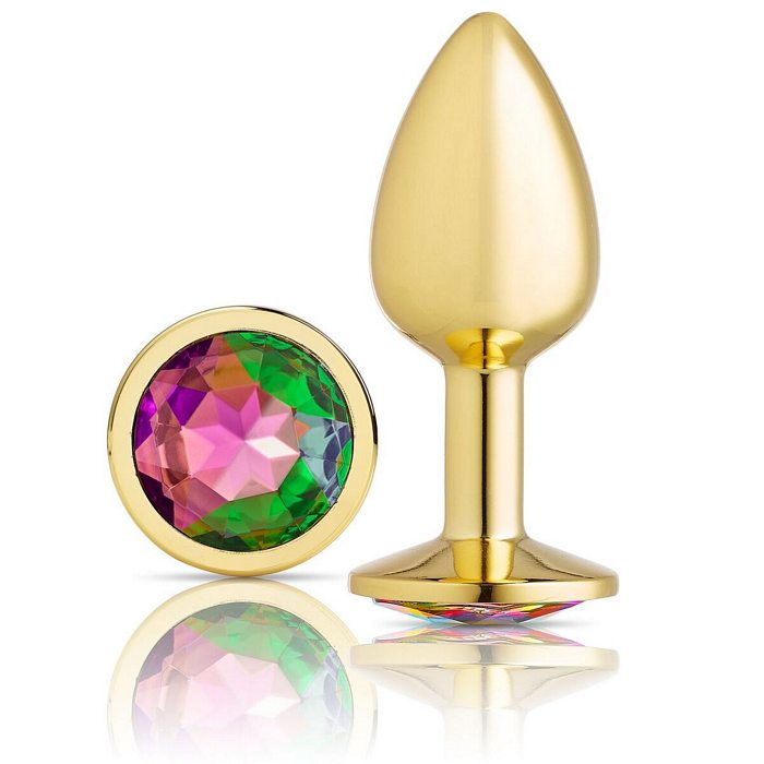 CLOUD 9 GEMS GOLD ANAL PLUG SMALL - WTC309