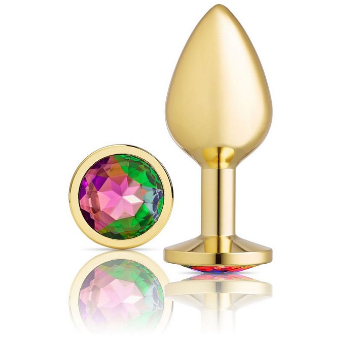 CLOUD 9 GEMS GOLD ANAL PLUG MEDIUM - WTC310