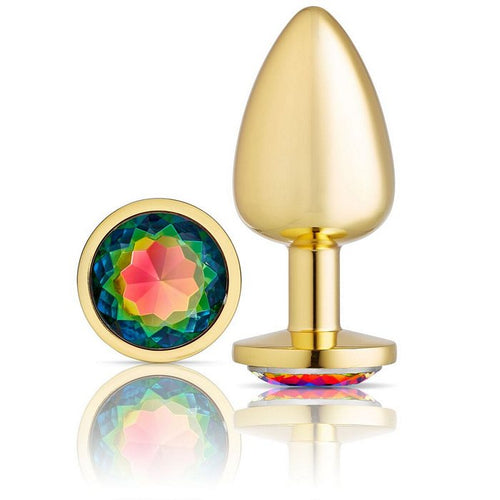 CLOUD 9 GEMS GOLD ANAL PLUG LARGE - WTC311