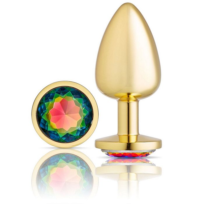 CLOUD 9 GEMS GOLD ANAL PLUG LARGE - WTC311