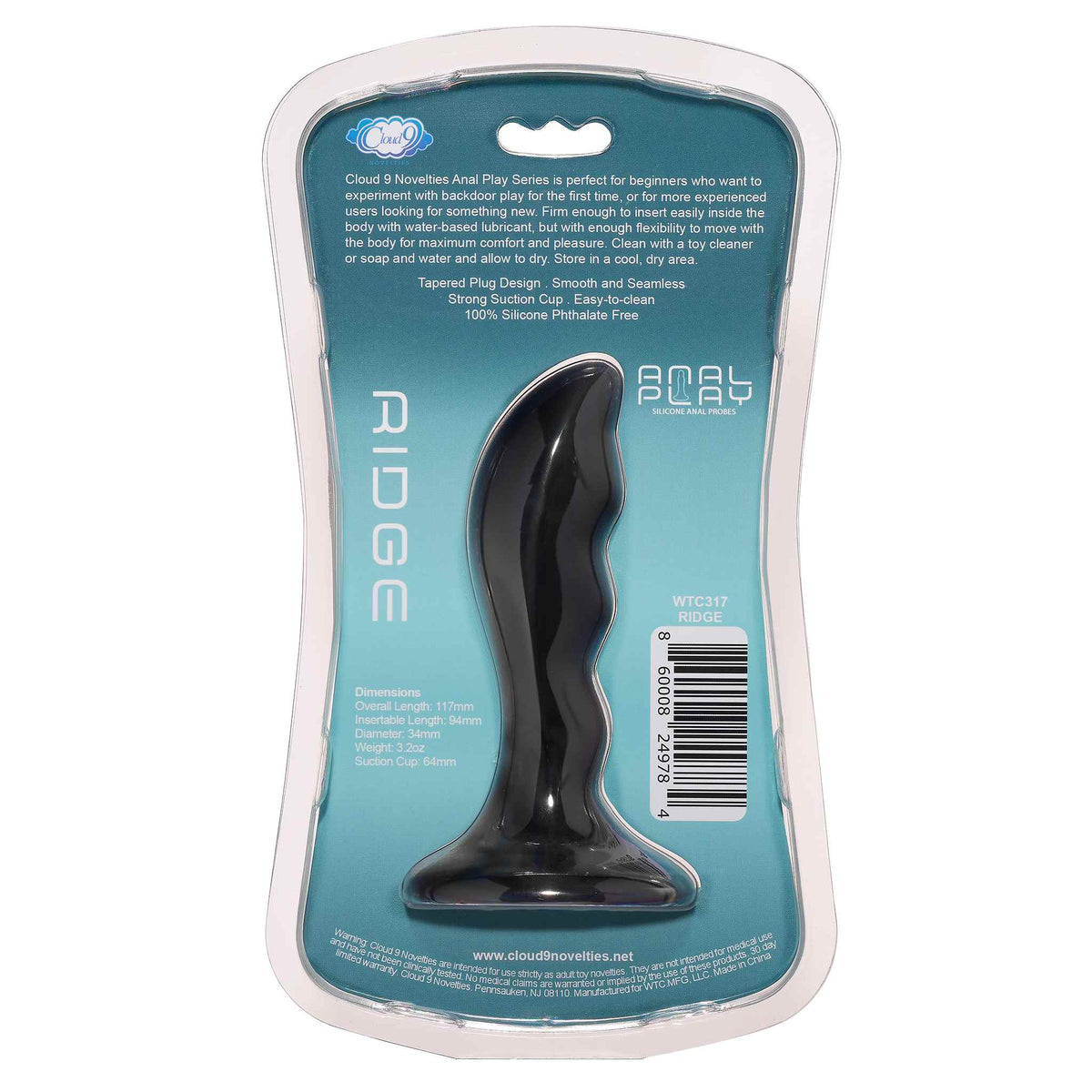 ANAL PLAY SILICONE RIDGE - WTC317