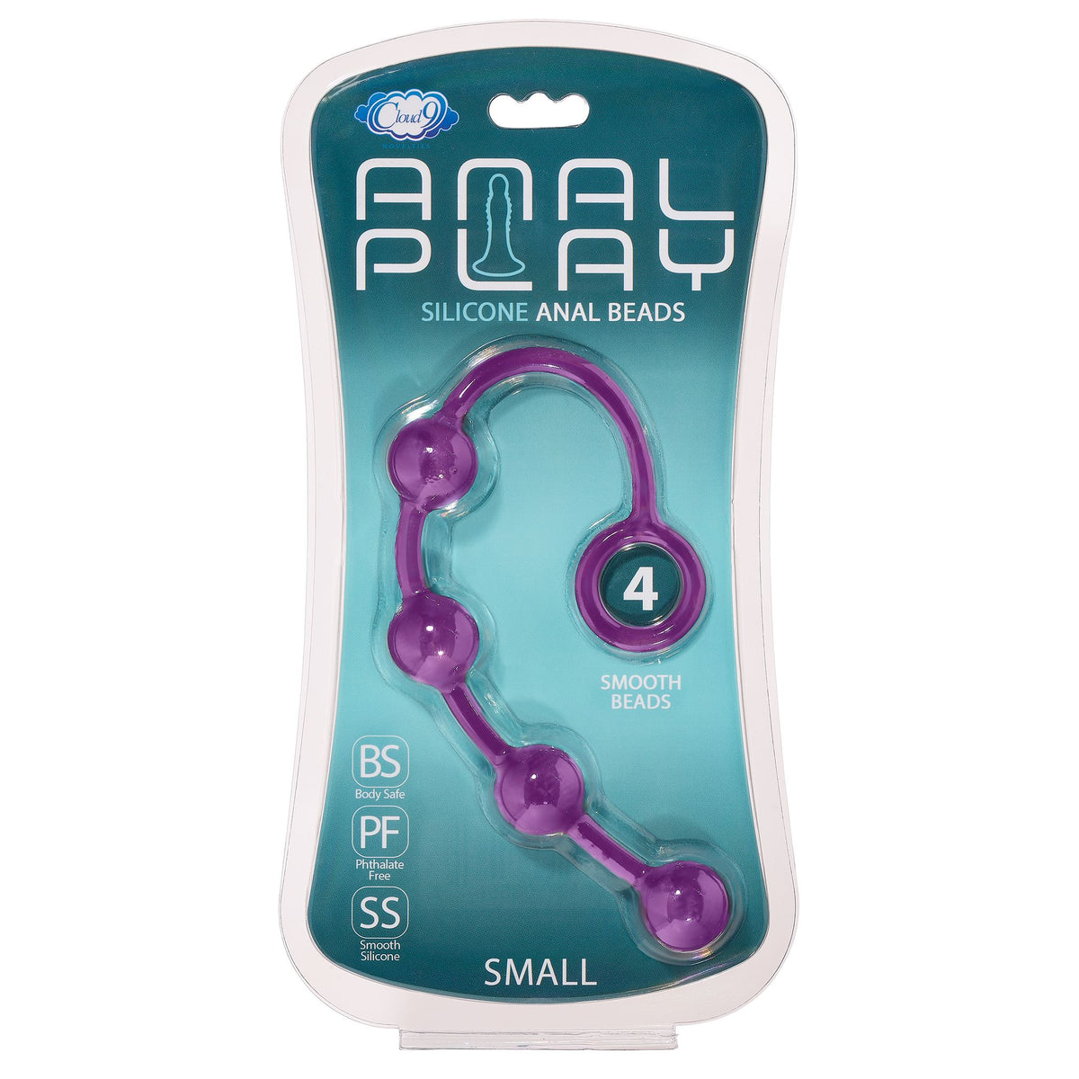 SILICONE ANAL BEAD SMALL PLUM - WTC321