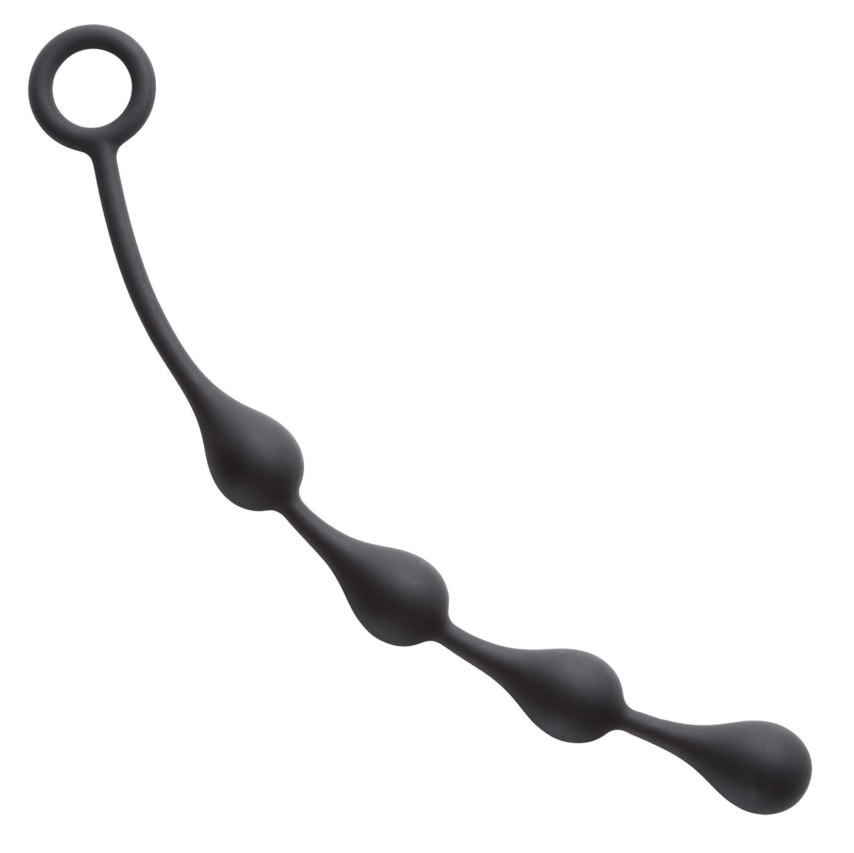 SILICONE ANAL TEARDROP SMALL BLACK - WTC323