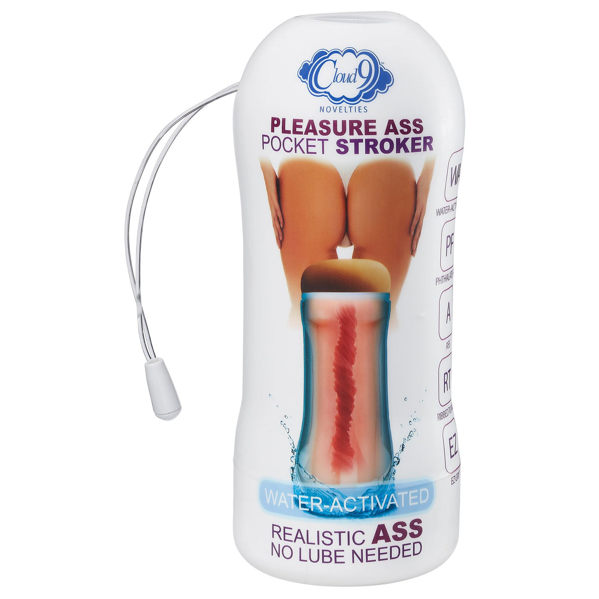CLOUD 9 PLEASURE ANAL POCKET STROKER WATER ACTIVATED TAN - WTC416
