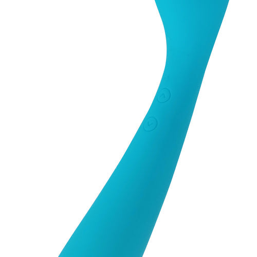 CLOUD 9 HEALTH & WELLNESS RECHARGEABLE G-SPOT SLIM 7IN DUAL MOTORS AQUA BLUE - WTC500846