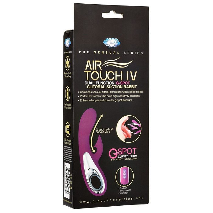 PRO SENSUAL AIR TOUCH IV G SPOT DUAL FUNCTION CLITORAL SUCTION - WTC624187