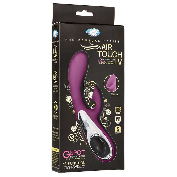 PRO SENSUAL AIR TOUCH IV G SPOT DUAL FUNCTION CLITORAL SUCTION - WTC624187