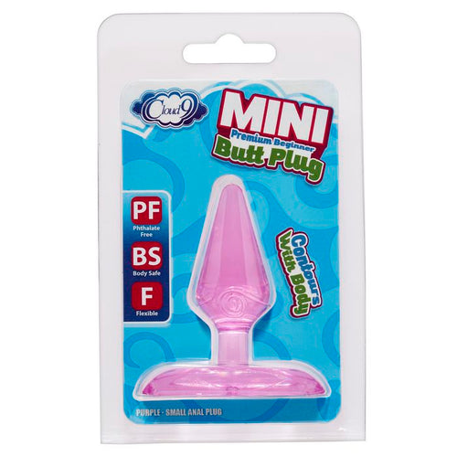 CLOUD 9 MINI BUTT PLUG PURPLE - WTC63836