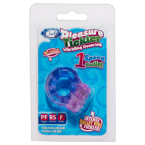 CLOUD 9 PLEASURE TICKLER 1 SPEED PURPLE - WTC63839