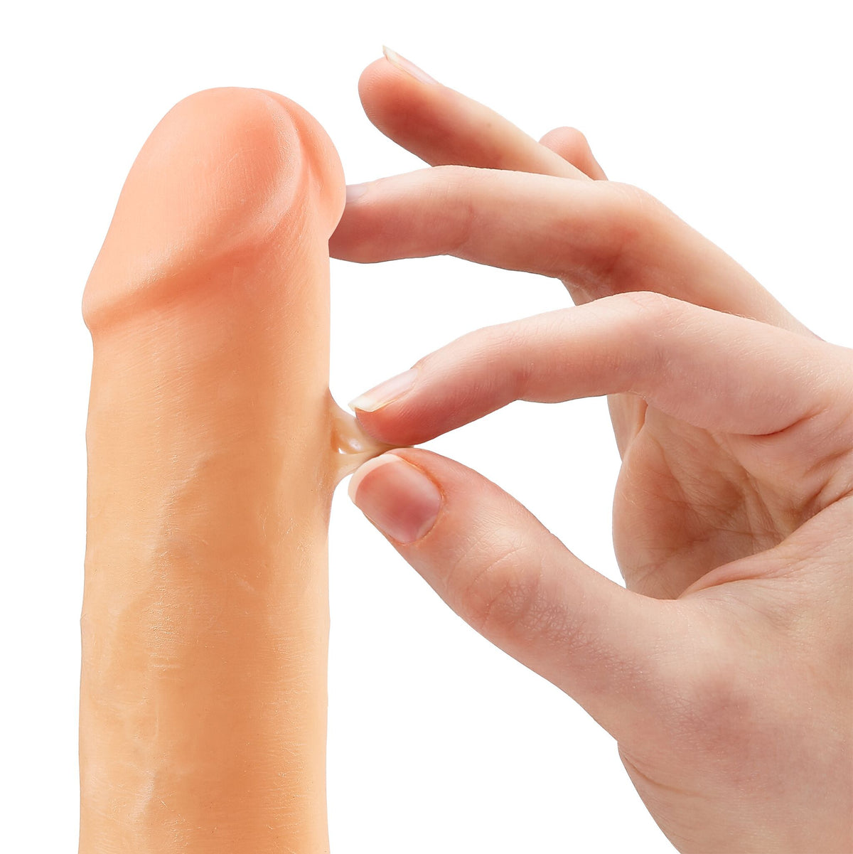 CLOUD 9 DUAL DENSITY DILDO 6IN W/ BALLS LIGHT - WTC700