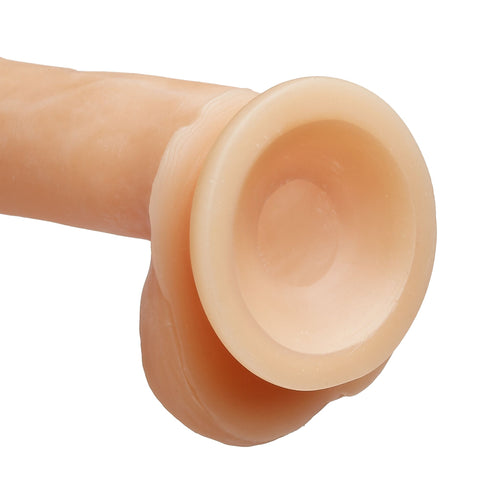 CLOUD 9 DUAL DENSITY DILDO TOUCH 7IN W/ BALLS LIGHT - WTC703