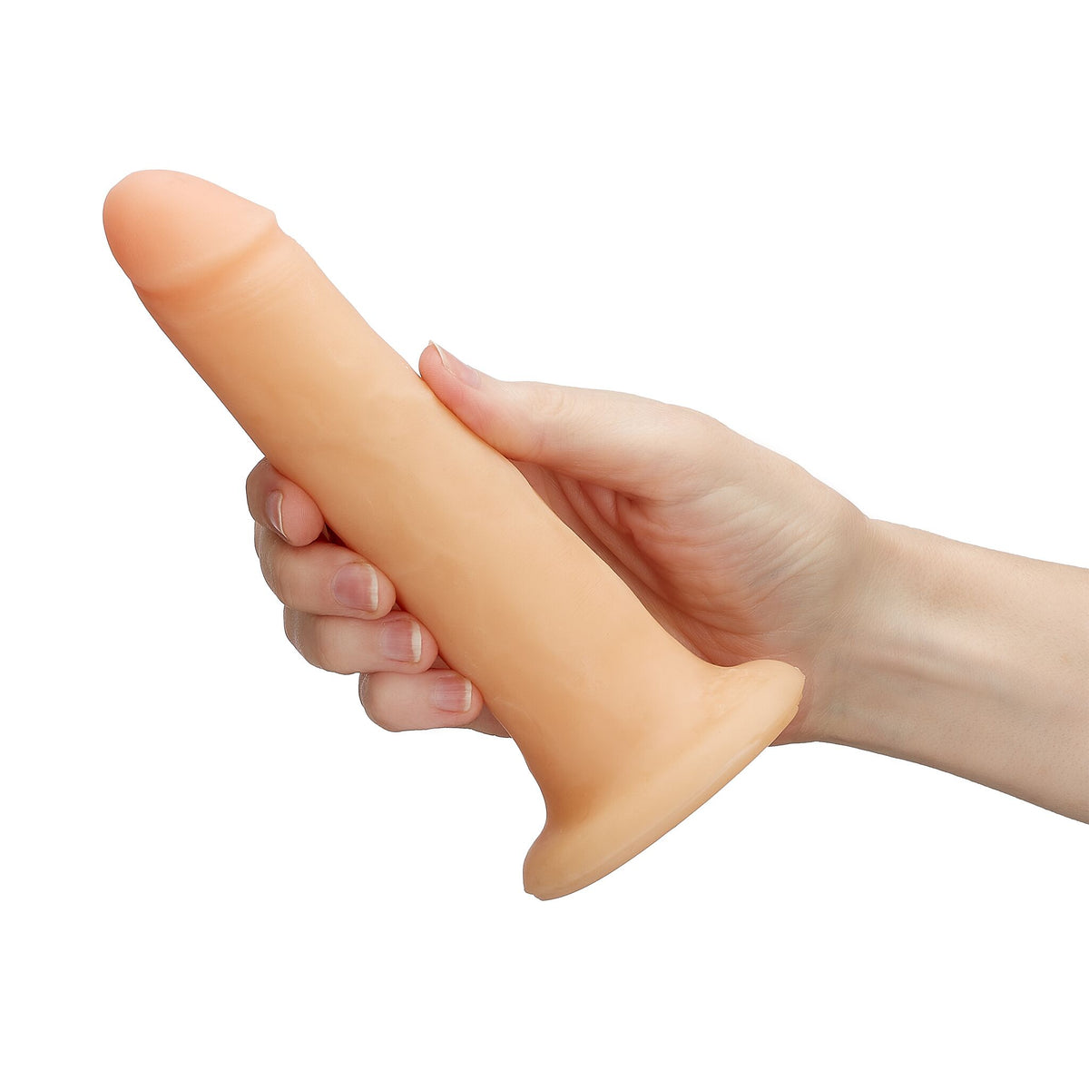 CLOUD 9 DUAL DENSITY DILDO TOUCH 7IN W/ NO BALLS LIGHT - WTC706
