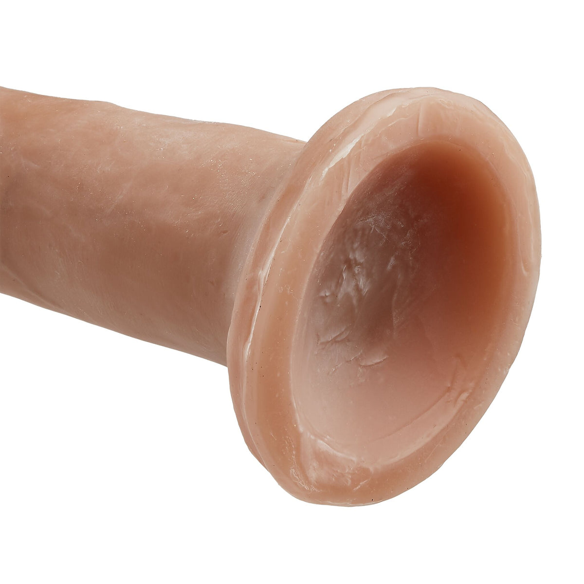 CLOUD 9 DUAL DENSITY DILDO TOUCH 7IN W/ NO BALLS TAN/ MOCHA - WTC707