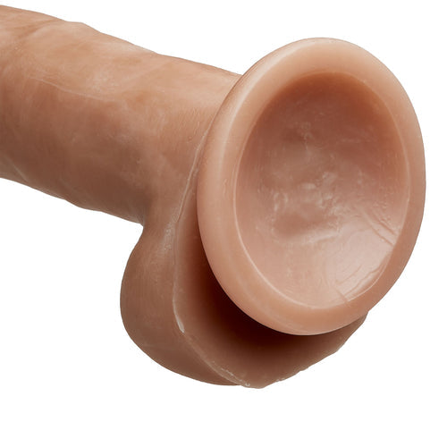 CLOUD 9 DUAL DENSITY DILDO TOUCH THICK W/ REALISTIC PAINTED VEINS & BALLS 8 IN W/ - WTC710